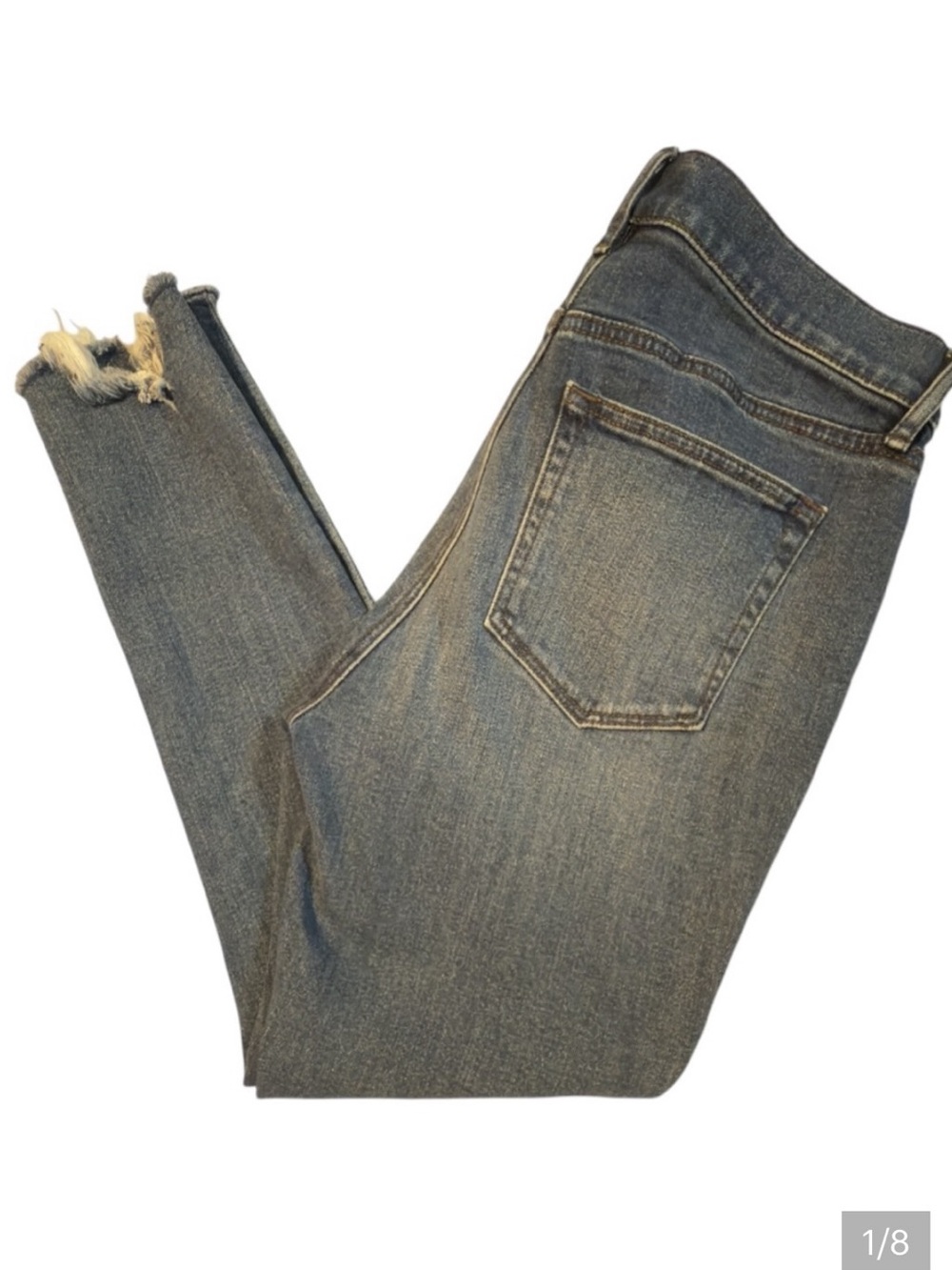 LOFT Outlet Petite skinny distressed denim ankle jeans Women’s size 6P | d3